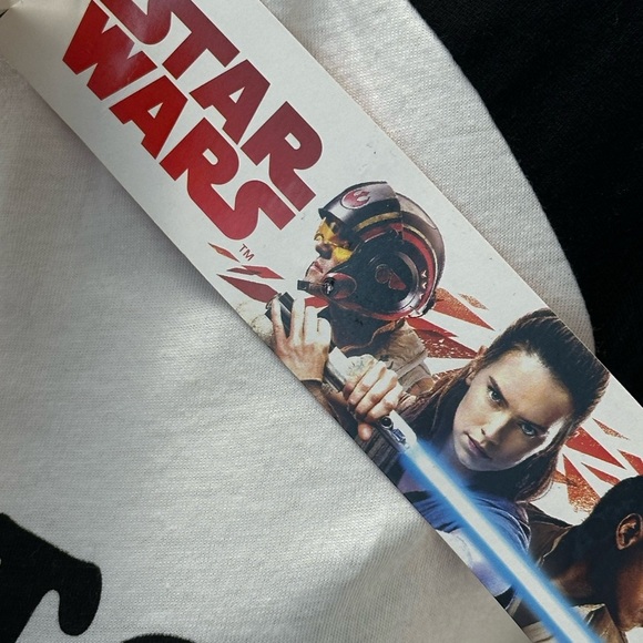 Star Wars Long Sleeve Leia A Force To Be Reckoned With Baseball Style T-Shirt - Picture 8 of 9